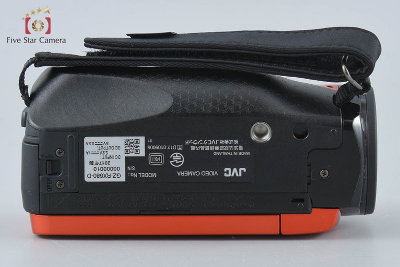 中古】JVC ケンウッド Everio R GZ-RX680 ブラッドオレンジ ビデオ