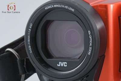 【中古】JVC ケンウッド Everio R GZ-RX680 ブラッドオレンジ ビデオカメラ