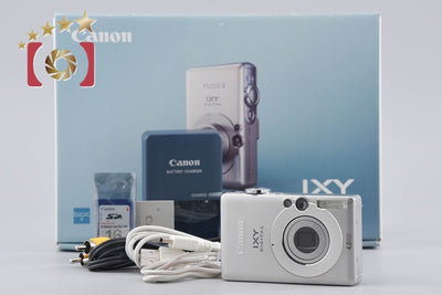 【中古】Canon キヤノン IXY Digital 50 シルバー コンパクトデジタルカメラ 元箱付き