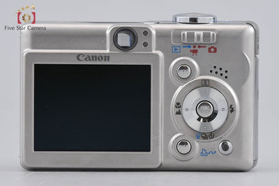 【中古】Canon キヤノン IXY Digital 50 シルバー コンパクトデジタルカメラ 元箱付き