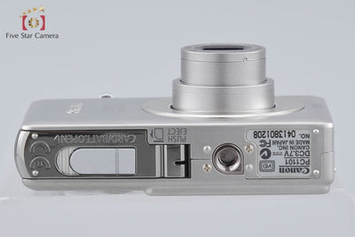 【中古】Canon キヤノン IXY Digital 50 シルバー コンパクトデジタルカメラ 元箱付き