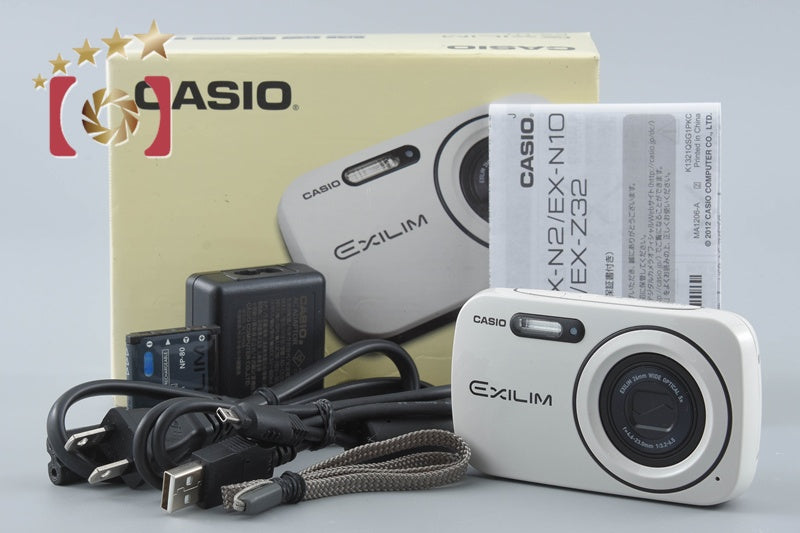【中古】Casio カシオ EXILIM EX-N1 ホワイト コンパクトデジタルカメラ 元箱付き