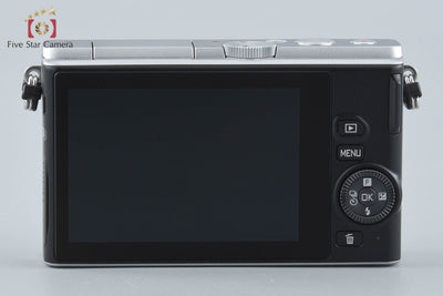 【中古】Nikon ニコン 1 J4 シルバー 標準パワーズームレンズキット シャッター回数僅少 元箱付き