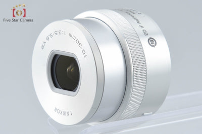 【中古】Nikon ニコン 1 J4 シルバー 標準パワーズームレンズキット シャッター回数僅少 元箱付き