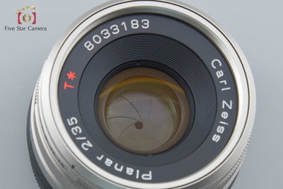 【中古】CONTAX コンタックス Carl Zeiss Planar 35mm f/2 T*