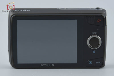 【中古】OLYMPUS オリンパス STYLUS VH-410 シルバー コンパクトデジタルカメラ