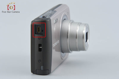 【中古】OLYMPUS オリンパス STYLUS VH-410 シルバー コンパクトデジタルカメラ