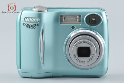 【中古】Nikon ニコン COOLPIX E3200 ミントグリーン コンパクトデジタルカメラ