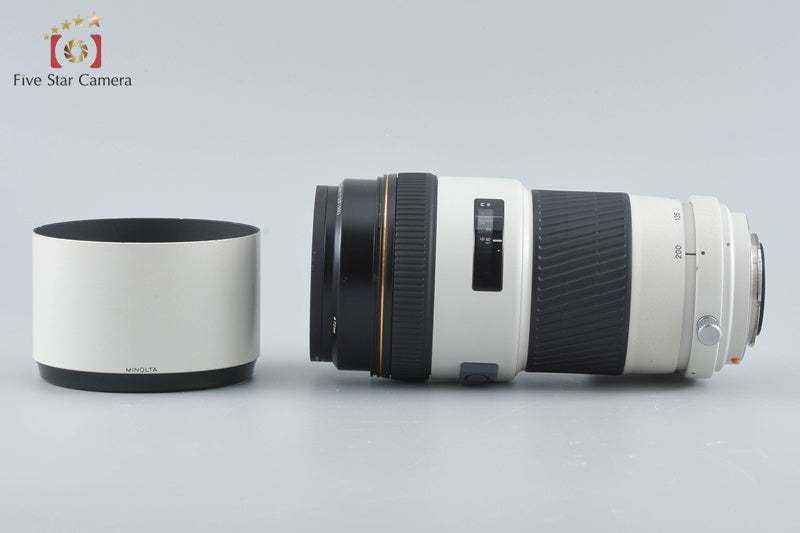 中古】MINOLTA ミノルタ AF APO TELE ZOOM 80-200mm f/2.8 G – Five