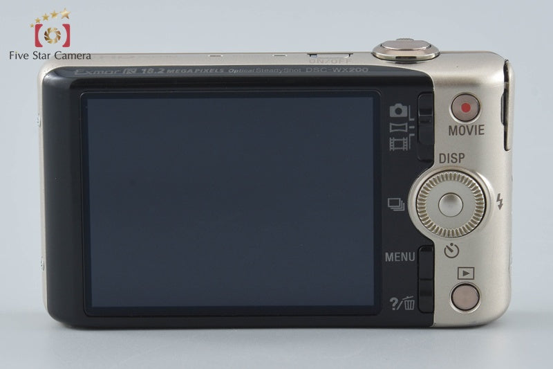 中古】SONY ソニー Cyber-shot DSC-WX200 ゴールド デジタルスチル