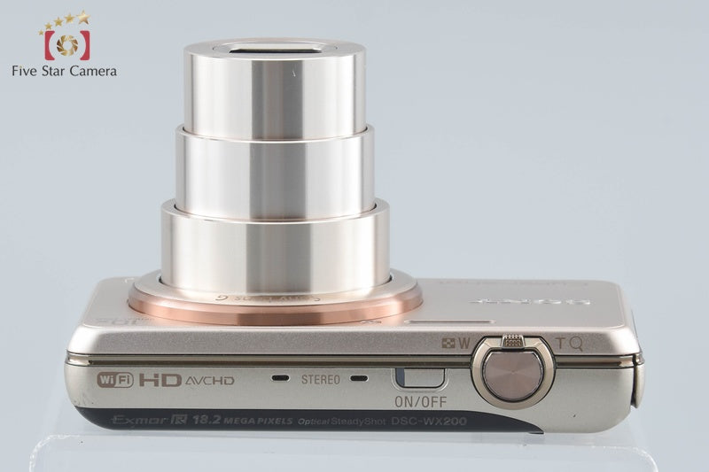 中古】SONY ソニー Cyber-shot DSC-WX200 ゴールド デジタルスチル
