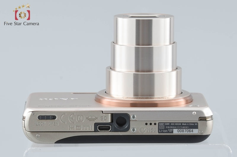 中古】SONY ソニー Cyber-shot DSC-WX200 ゴールド デジタルスチル