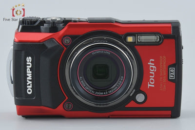 【中古】OLYMPUS オリンパス TOUGH TG-5 レッド コンパクトデジタルカメラ シャッター回数僅少