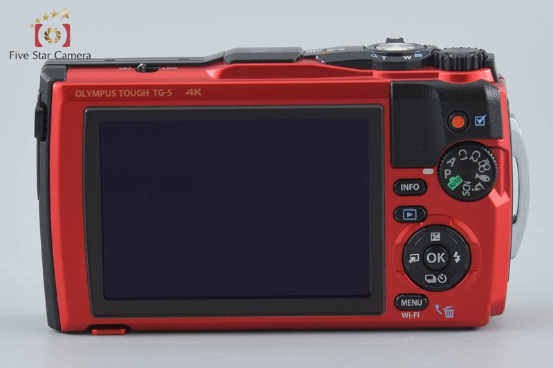 中古】OLYMPUS オリンパス TOUGH TG-5 レッド コンパクトデジタル