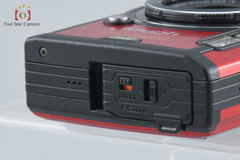 中古】OLYMPUS オリンパス TOUGH TG-5 レッド コンパクトデジタル