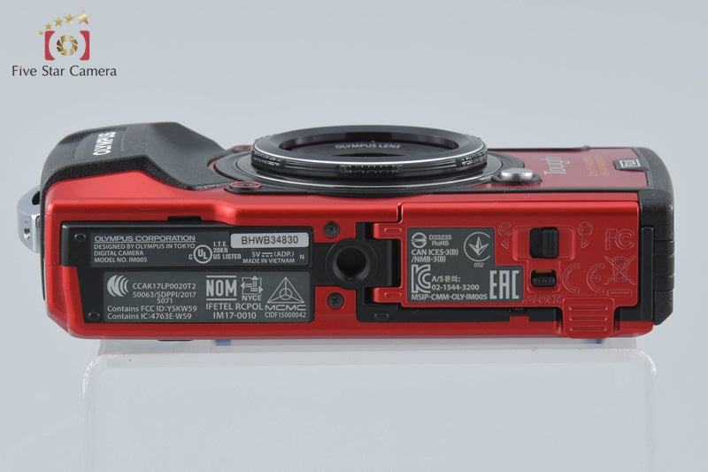 中古】OLYMPUS オリンパス TOUGH TG-5 レッド コンパクトデジタル