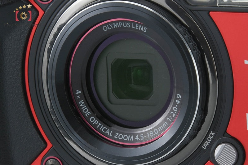 中古】OLYMPUS オリンパス TOUGH TG-5 レッド コンパクトデジタル