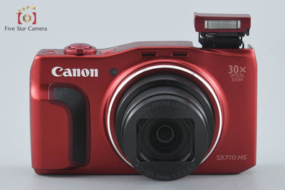 【中古】Canon キヤノン PowerShot SX710 HS レッド コンパクトデジタルカメラ