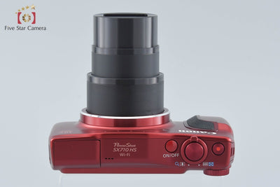 【中古】Canon キヤノン PowerShot SX710 HS レッド コンパクトデジタルカメラ