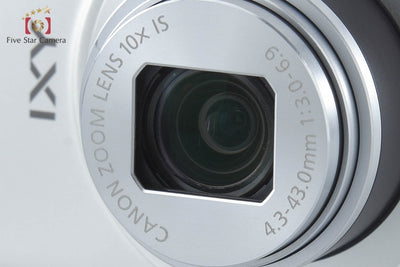 【中古】Canon キヤノン IXY 620F シルバー コンパクトデジタルカメラ