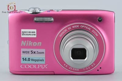 【中古】Nikon ニコン COOLPIX S3100 フレッシュピンク コンパクトデジタルカメラ