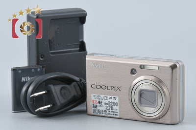 【中古】Nikon ニコン COOLPIX S600 ピンクゴールド コンパクトデジタルカメラ