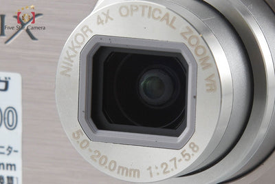 【中古】Nikon ニコン COOLPIX S600 ピンクゴールド コンパクトデジタルカメラ