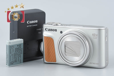 【中古】Canon キヤノン PowerShot SX740 HS シルバー コンパクトデジタルカメラ