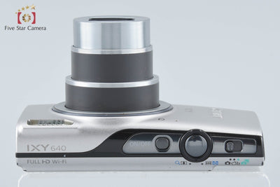【中古】Canon キヤノン IXY 640 シルバー コンパクトデジタルカメラ