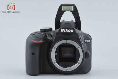 【中古】Nikon ニコン D3400 ブラック デジタル一眼レフカメラ シャッター回数僅少
