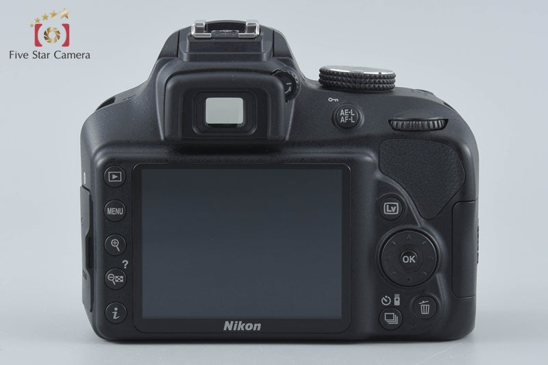 中古】Nikon ニコン D3400 ブラック デジタル一眼レフカメラ