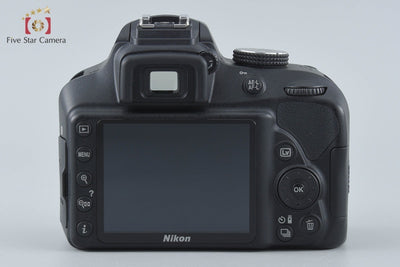【中古】Nikon ニコン D3400 ブラック デジタル一眼レフカメラ シャッター回数僅少