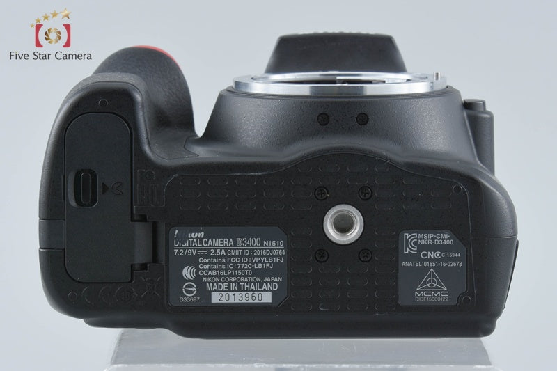 中古】Nikon ニコン D3400 ブラック デジタル一眼レフカメラ