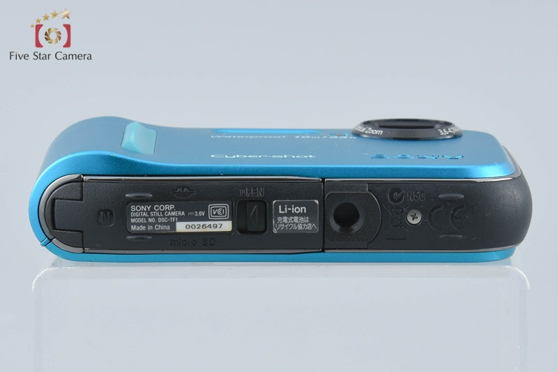 中古】SONY ソニー Cyber-shot DSC-TF1 ブルー デジタルスチルカメラ