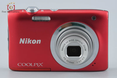 【中古】Nikon ニコン COOLPIX A100 レッド コンパクトデジタルカメラ