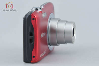 【中古】Nikon ニコン COOLPIX A100 レッド コンパクトデジタルカメラ