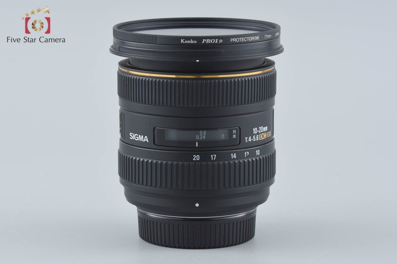 中古】SIGMA シグマ 10-20mm f/4-5.6 EX DC HSM ニコン用 – Five Star