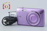 【中古】Nikon ニコン COOLPIX S3500 オーキッドパープル コンパクトデジタルカメラ