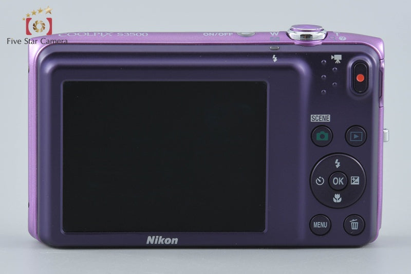 中古】Nikon ニコン COOLPIX S3500 オーキッドパープル コンパクト
