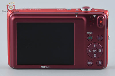 【中古】Nikon ニコン COOLPIX S3500 ラズベリーレッド コンパクトデジタルカメラ