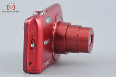 【中古】Nikon ニコン COOLPIX S3500 ラズベリーレッド コンパクトデジタルカメラ