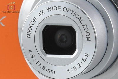 【中古】Nikon ニコン COOLPIX S3000 ファインオレンジ コンパクトデジタルカメラ