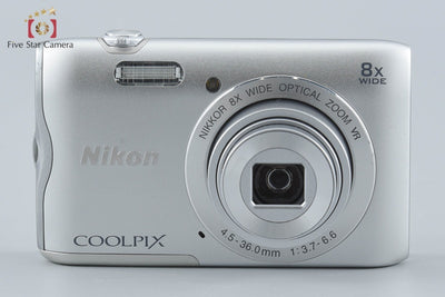【中古】Nikon ニコン COOLPIX A300 シルバー コンパクトデジタルカメラ