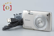【中古】Nikon ニコン COOLPIX S4400 シルバー コンパクトデジタルカメラ