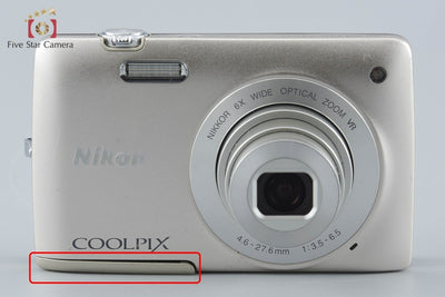 【中古】Nikon ニコン COOLPIX S4400 シルバー コンパクトデジタルカメラ