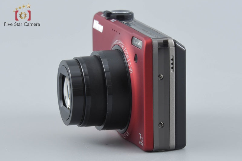 中古】Nikon ニコン COOLPIX S6000 フラッシュレッド コンパクト