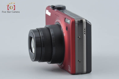 【中古】Nikon ニコン COOLPIX S6000 フラッシュレッド コンパクトデジタルカメラ