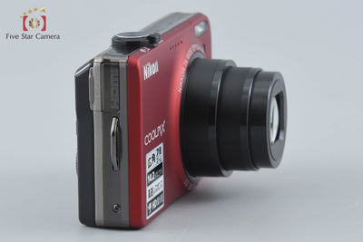 【中古】Nikon ニコン COOLPIX S6000 フラッシュレッド コンパクトデジタルカメラ