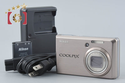 【中古】Nikon ニコン COOLPIX S600 ピンクゴールド コンパクトデジタルカメラ