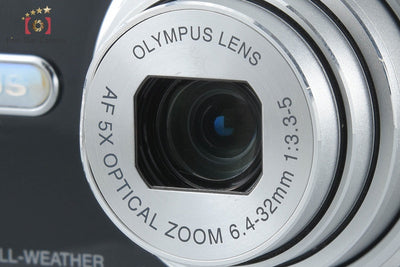 【中古】OLYMPUS オリンパス μ830 ピアノブラック コンパクトデジタルカメラ 元箱付き